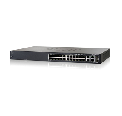 cisco sg300-28 28-port gigabit managed switch - srw2024-k9-eu network switch